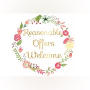 Reasonable Offers Accepted